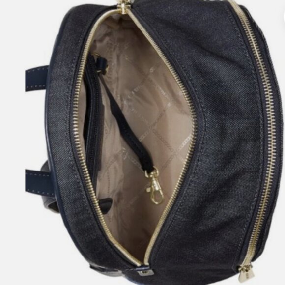 MICHAEL Michael Kors Rhea Signature Denim Backpack - Picture 4 of 7